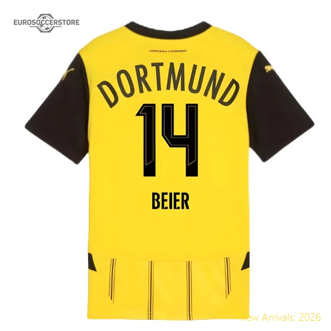 2024-2025 Dortmund Borussia Home Kit Kit (Kids) (Beier 14)