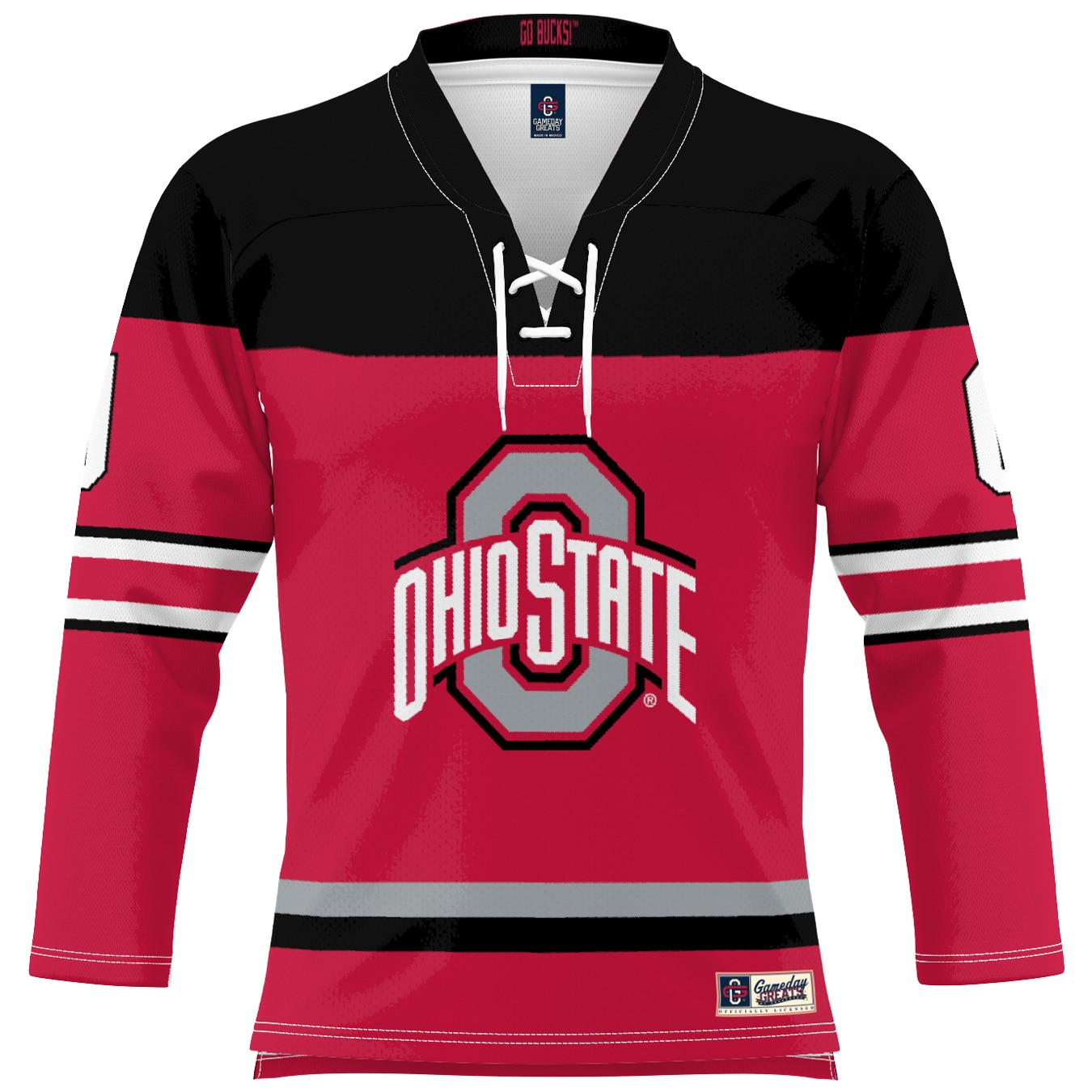 [NJP] Ohio State Buckeyes GameDay Greats Youth Women's Hockey Jersey - Scarlet