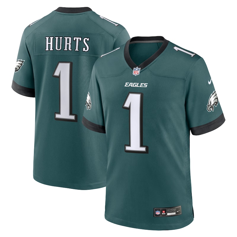 None Jalen Hurts PHI Eagles Energetic Pro-Level Jersey for NFL Fans