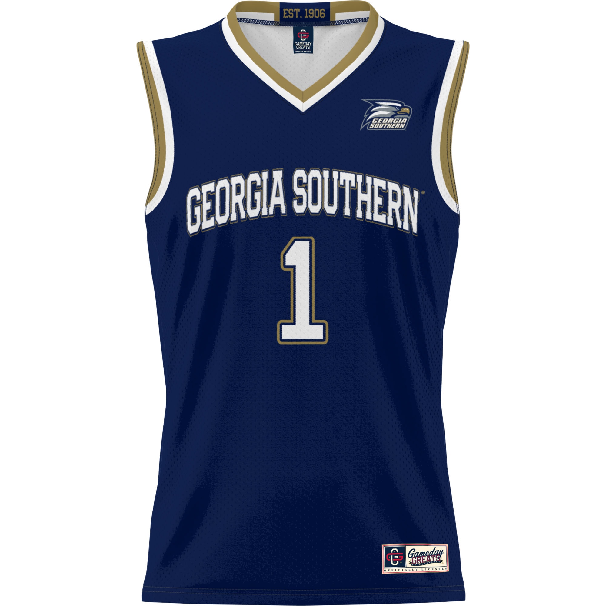 [DDG] Georgia Southern Eagles GameDay Greats Youth Lightweight Basketball Jersey - Blue