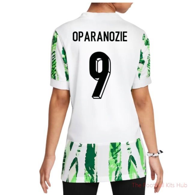 2025-2026 Nigeria Womens Team Away Shirt (Kids) (Oparanozie 9)