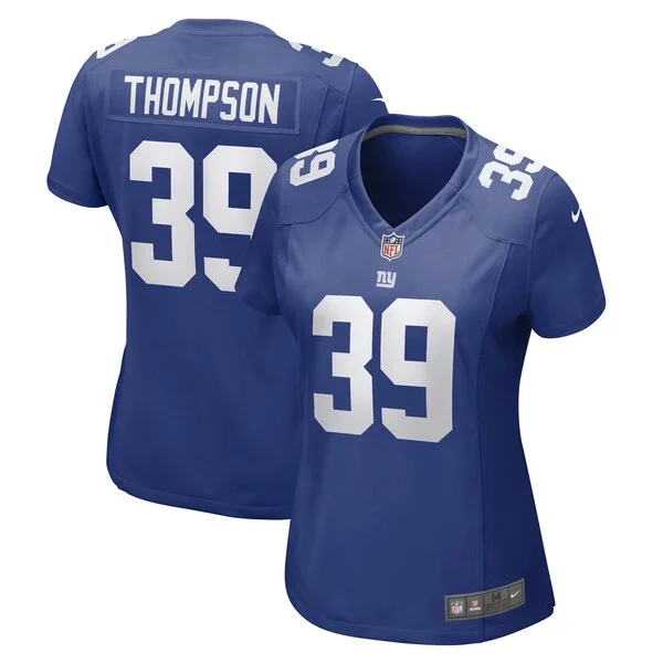 None Trenton Thompson Game Jersey - Royal | NFL Player Jersey