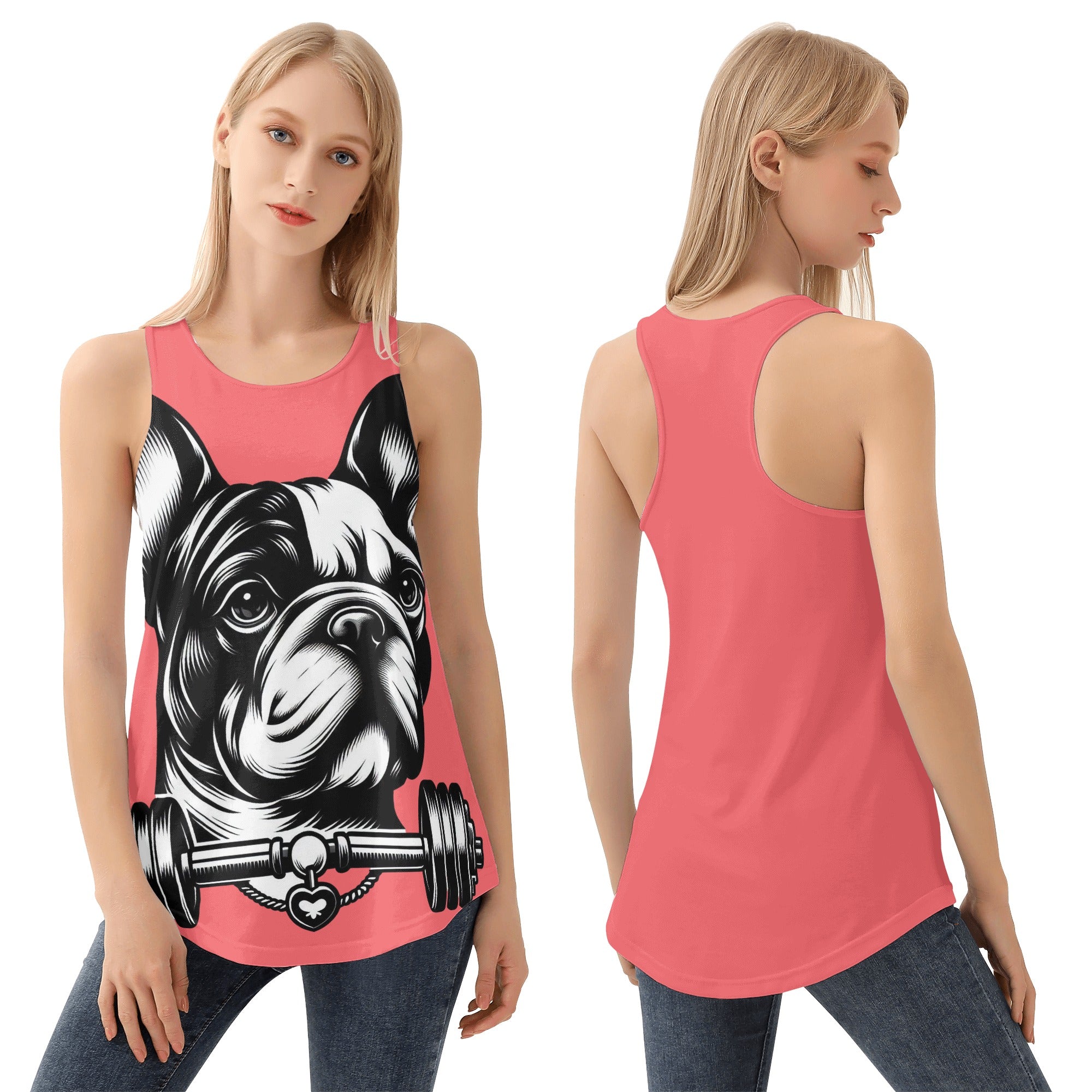 French Bulldog Lover Leo Women Tank Tops Stylish Daily Top
