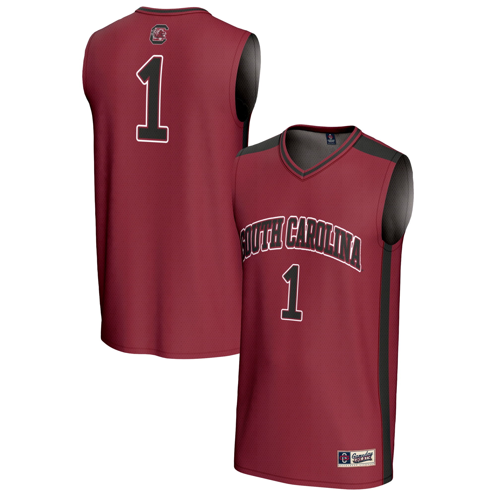 [DDG] South Carolina Gamecocks GameDay Greats Lightweight Collegiate Basketball Fashion Jersey - Garnet