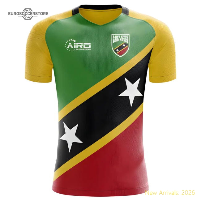 S St Kitts And Nevis Female 2025 Home Jersey Shirt Football Fan Apparel