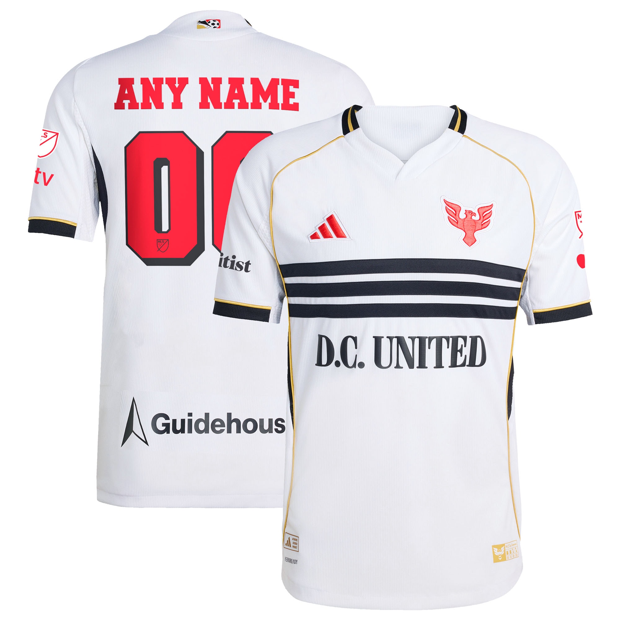 [JED] D.C. United 2025 Third Authentic Custom Jersey - White