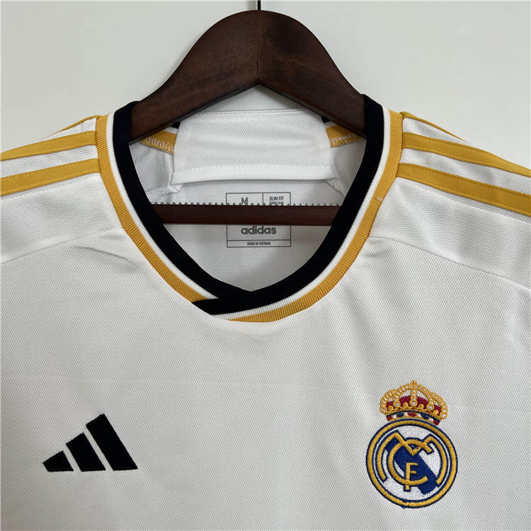 Quick Dry Real Madrid 2324 Home White Soccer Jersey Football Shirt