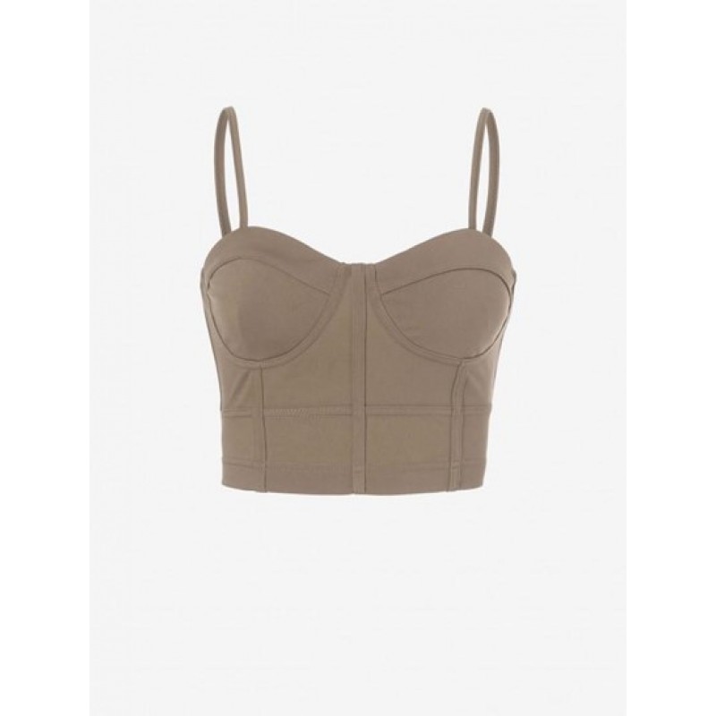 Corset Style Cropped Bralette Cami Top WQ9850