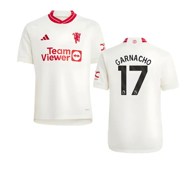 2023-2024 Man Utd Third Top (Kids) (Garnacho 17)