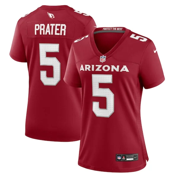 None Matt Prater Game Jersey - Cardinal | NFL Player Jersey | NFL Foot