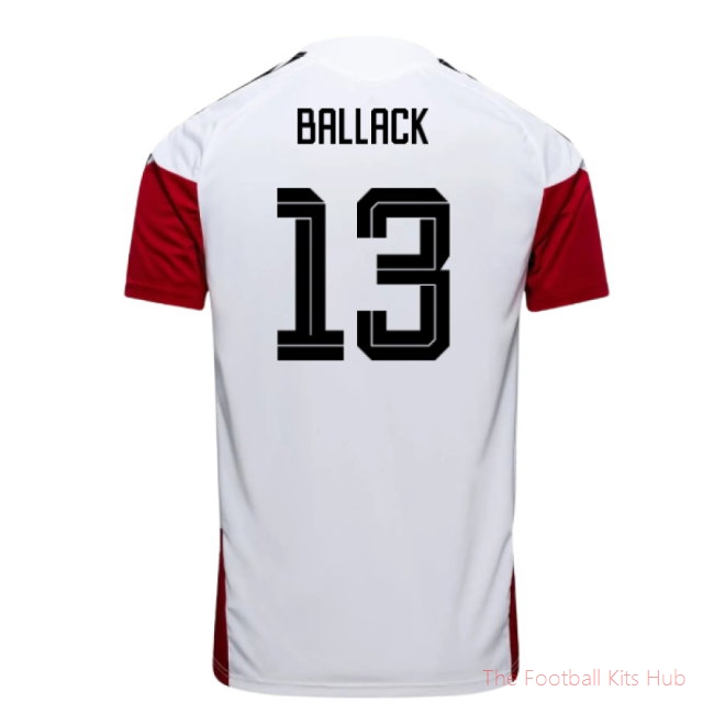 2026-2027 Germany Training Jersey (White) (Ballack 13)