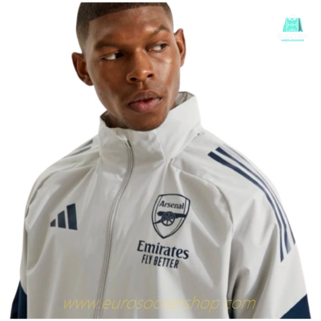 2025-2026 Arsenal Allweather Jacket (Grey)