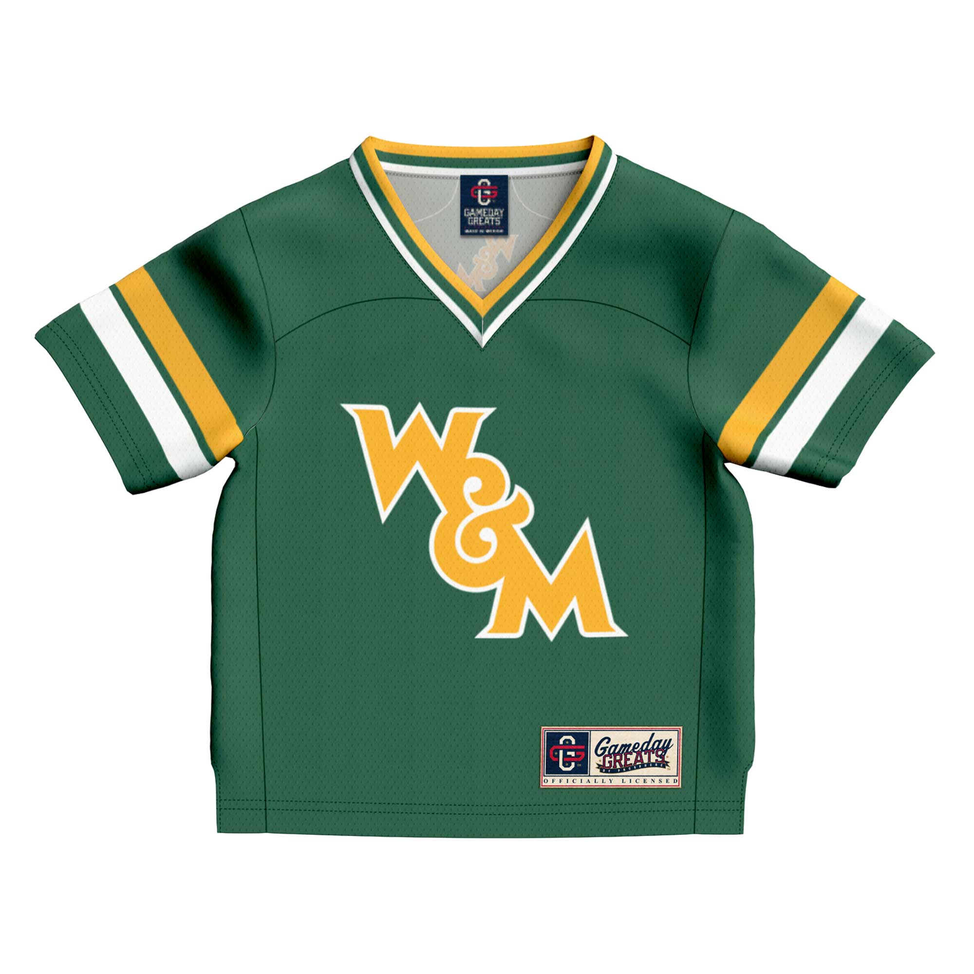 #1 William & Mary Tribe GameDay Greats Infant Collegiate Football Fashion 26/27 Football Jersey - Green