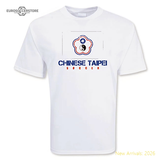 Premium Chinese Taipei Soccer T-shirt - Match Quality - Match Quality