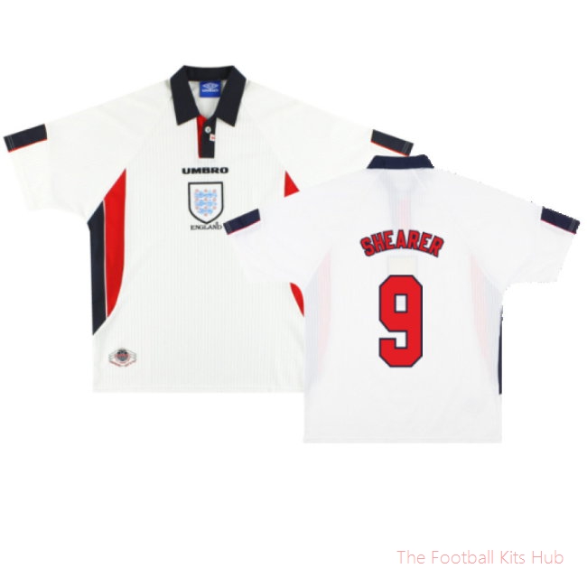 England 1997-99 Home Shirt (XL) (Excellent) (SHEARER 9)