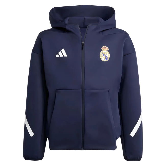 Kids Real Madrid Football Club Sophisticated Jacket Game Jersey