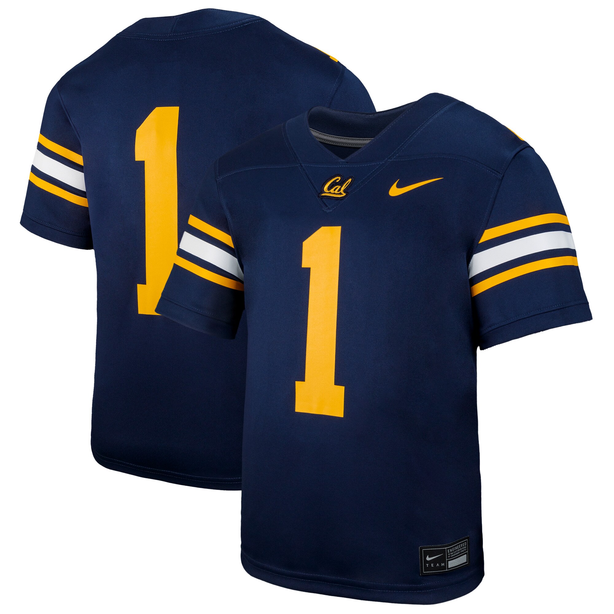 [DDG] Cal Bears Youth Untouchable Replica Game Jersey - Navy