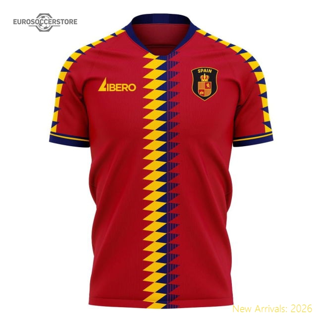 Spain 2025 Home Jersey Shirt Football Fan Apparel Supporter Game Day Apparel