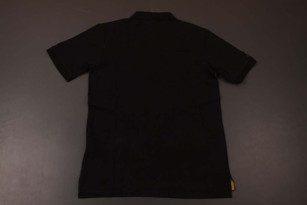 Lightweight 2014 AC Milan Black Short Sleeve Polo T-Shirt