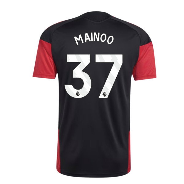 [DDJ] 2026-2027 Man Utd Training Jersey (Black) (Mainoo 37)