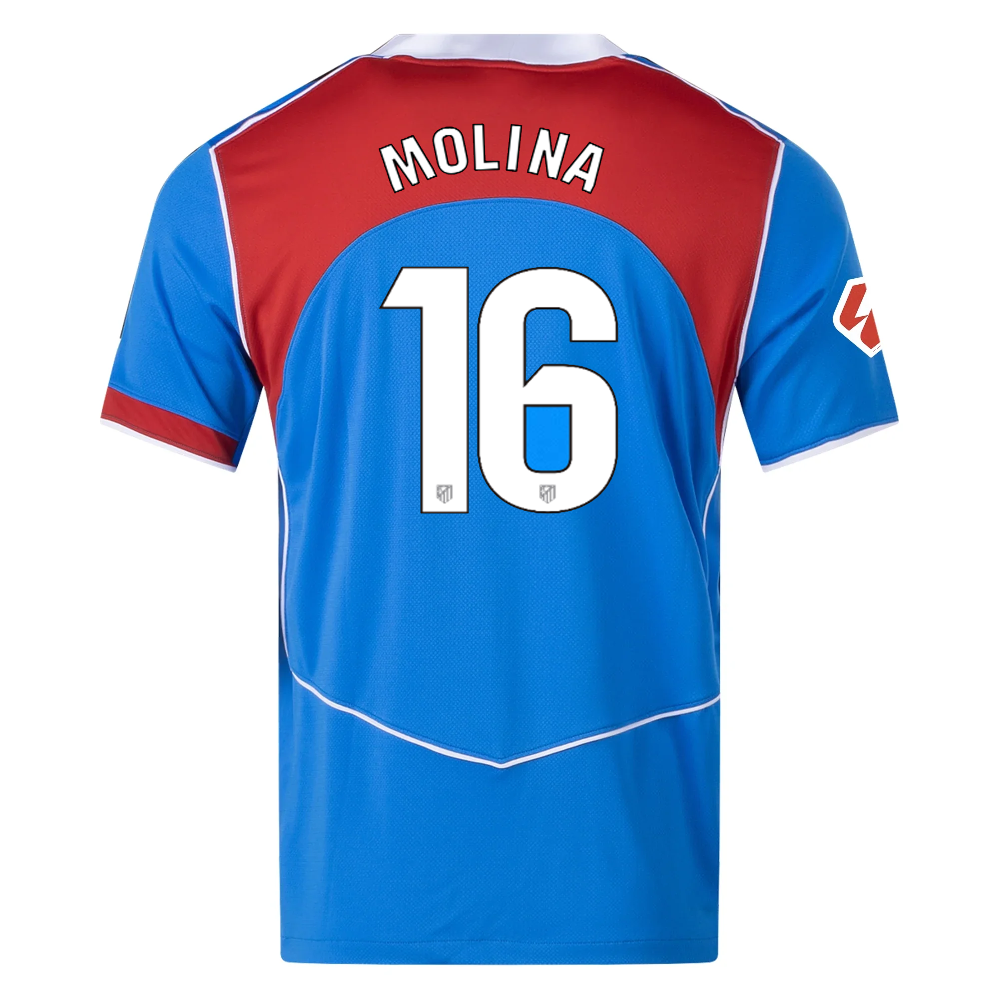 Atletico Madrid Red) 2025-2026 La  Third Jersey – Authentic Shirt