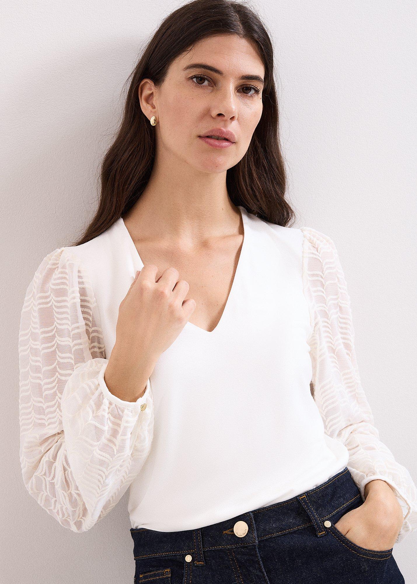 Palmer Lace Sleeve Top