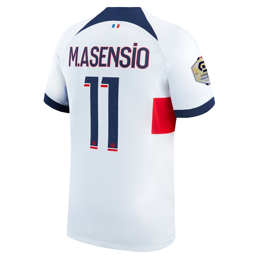 Paris Saint‑Germain FC Asensio 2023-2024 Lig Away Jersey – Authentic Shirt