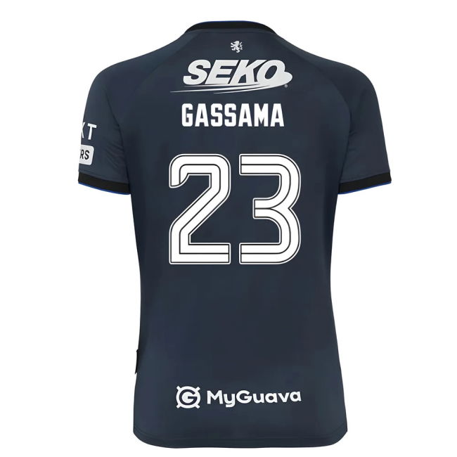 Supporter Rangers Fc Gassama #23 Authentic Design Latest Edition Sh...