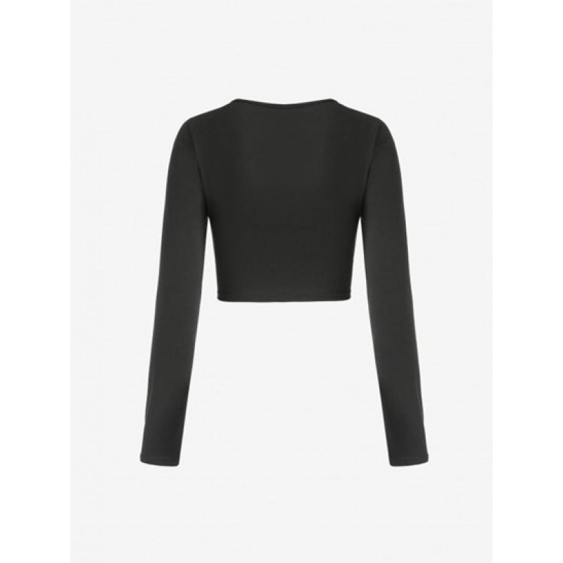 Cut Out Crop T Shirt PP8114