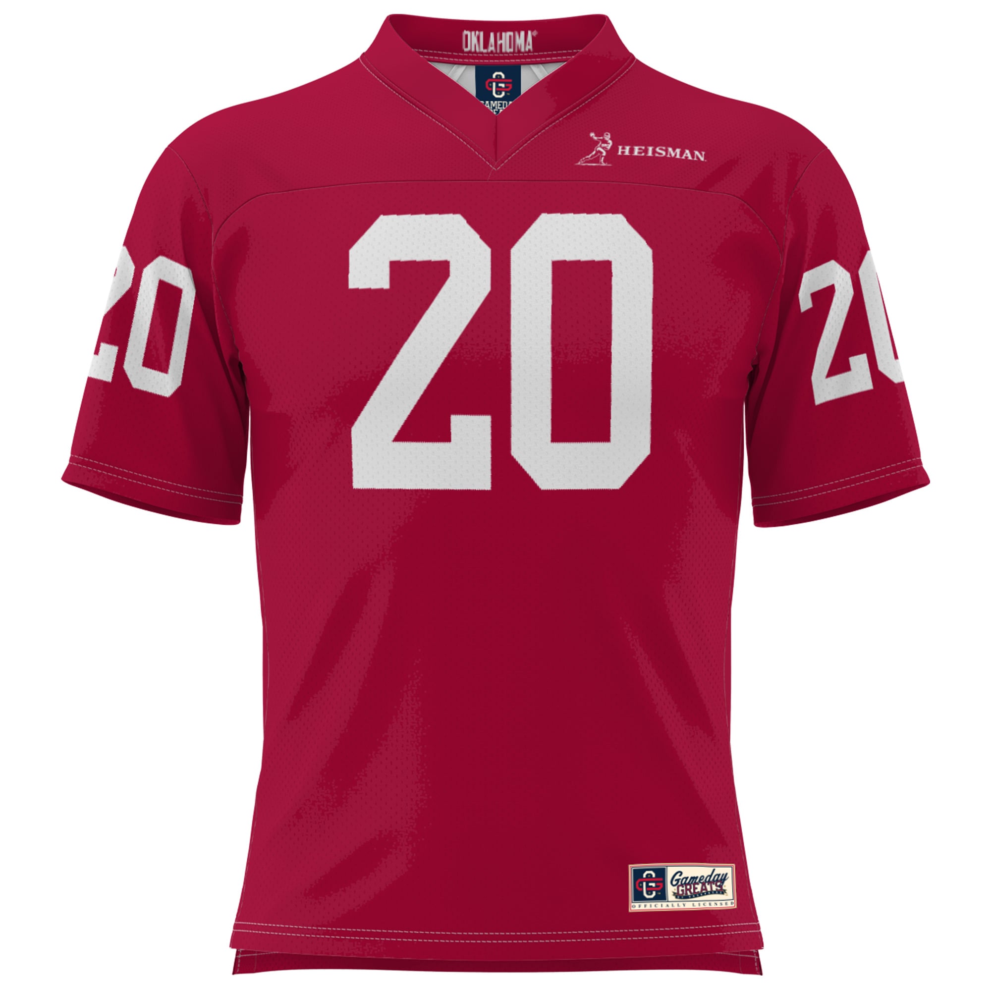 Men's Billy Sims Crimson Oklahoma Sooners Heisman Football Jersey