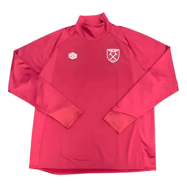 West Ham Drill Top - Red Plum official style Shirt 2022-2023 (Men