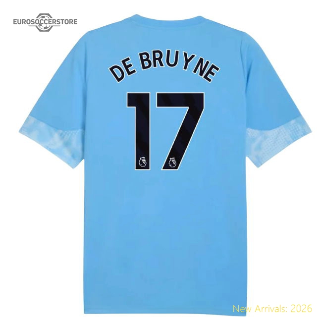 2025-2026 Man City Training Uniform Official Light Blue - Kids De