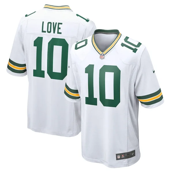 Green Bay Packers Game NFL Jersey - White | Premium Football Apparel