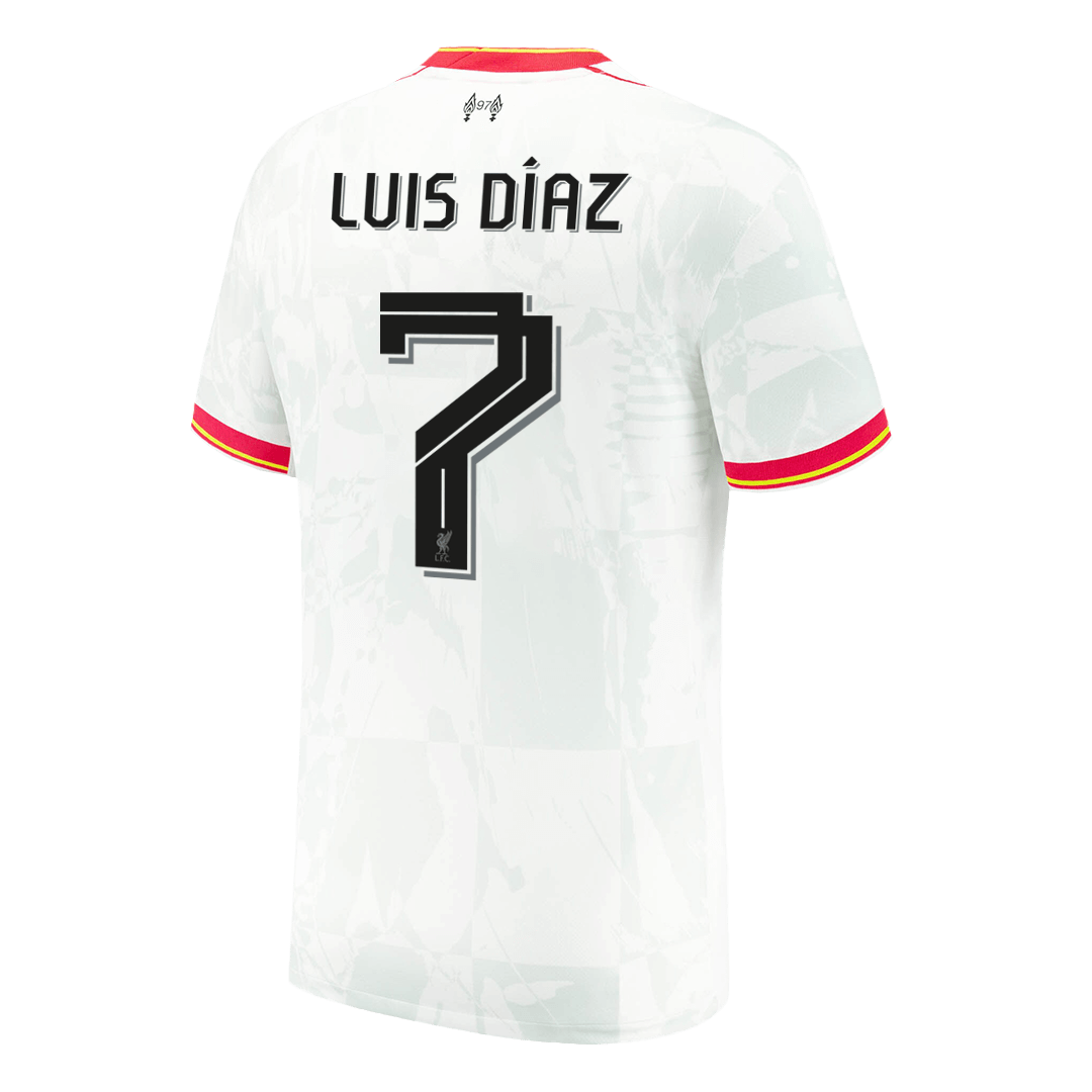 LUIS D¨ªAZ #7 Liverpool Third Away Soccer Jersey 2024/25Authentic Kit