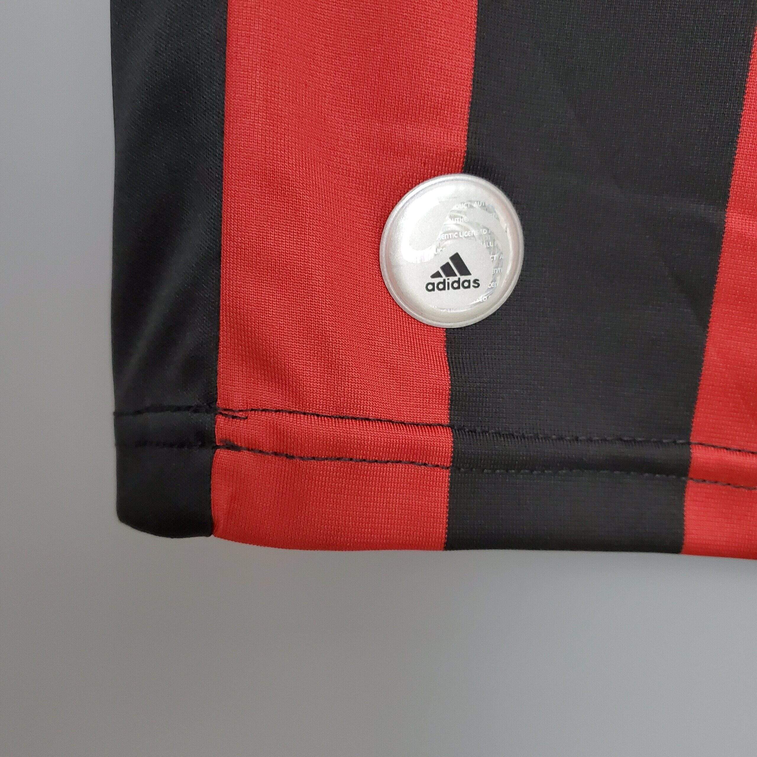 Cheap 2009-2010 AC MILAN Home retro kit