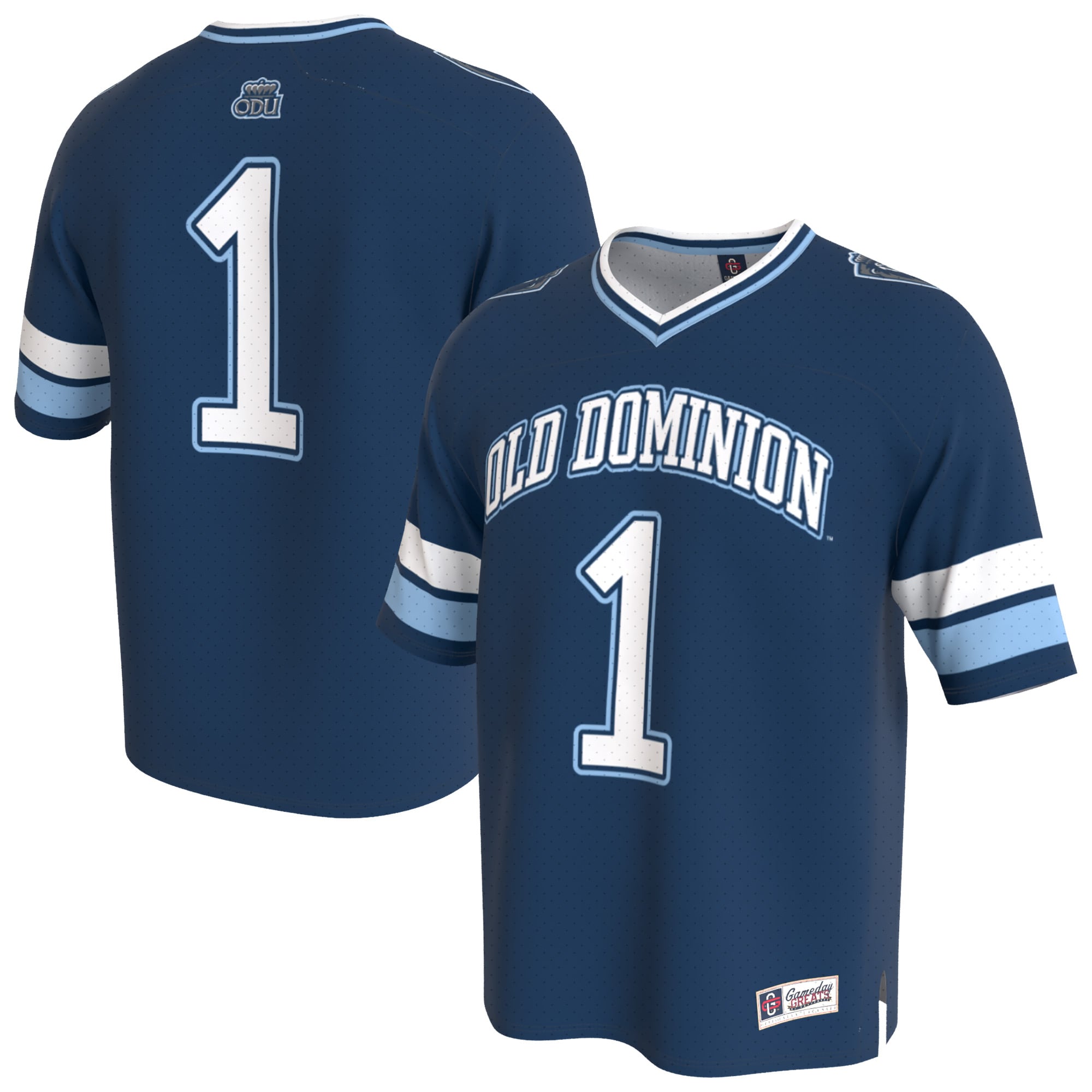 Old Dominion Monarchs GameDay Greats Unisex Lightweight Collegiate Football Fashion 26/27 Football Jersey - Blue