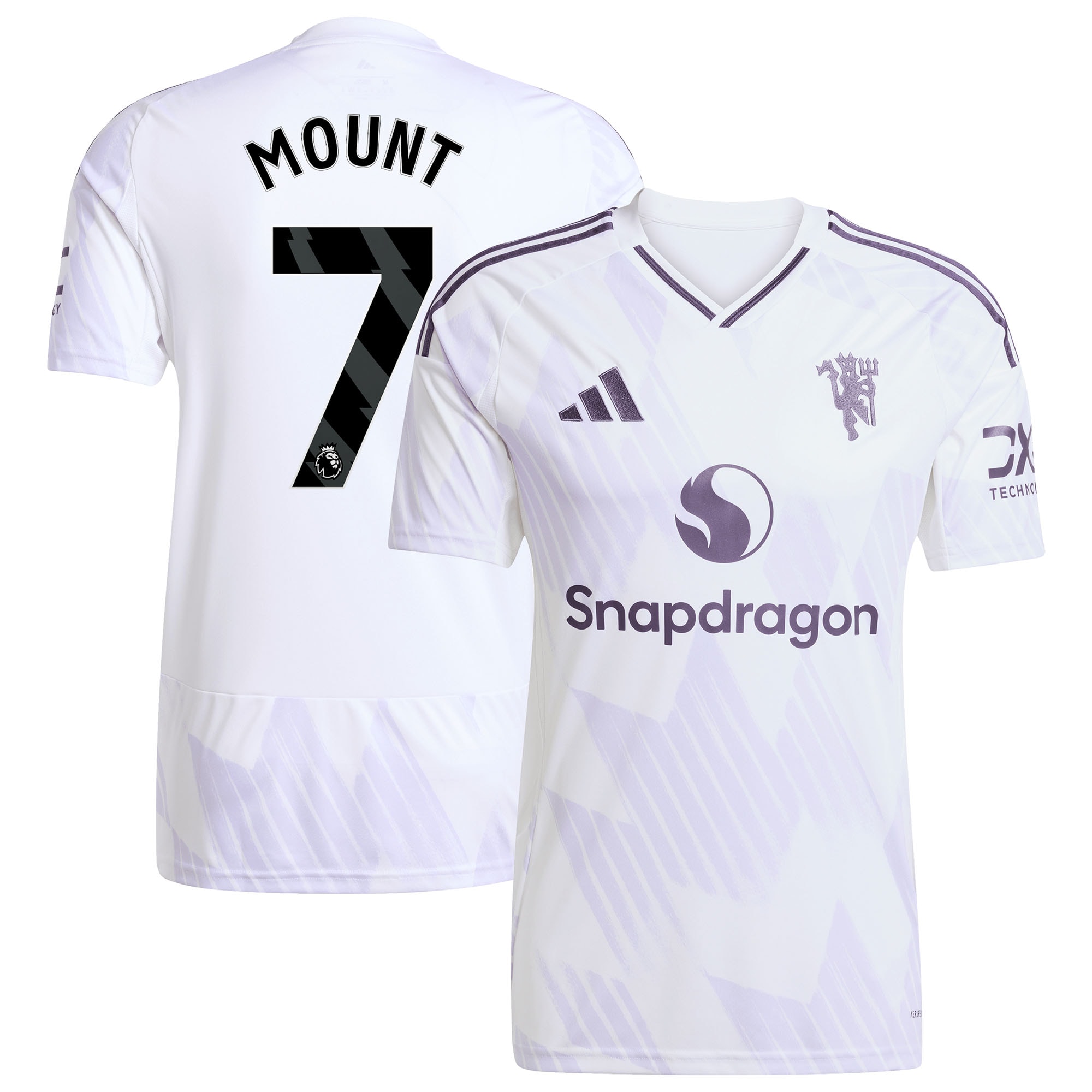 [SJH] Mason Mount Manchester United 2025/26 Away Replica Player Jersey - White