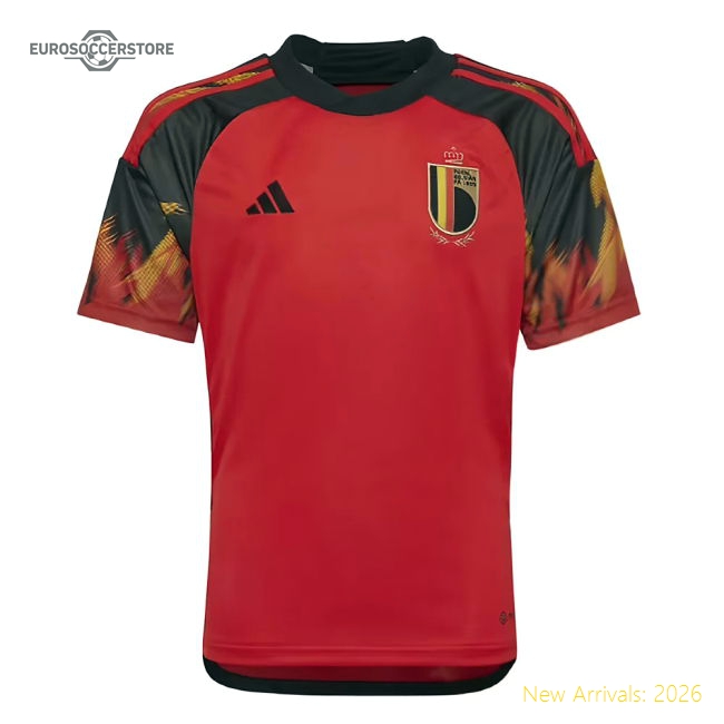 2022-2023 Belgium Home Shirt (Kids) (R Lukaku 9)