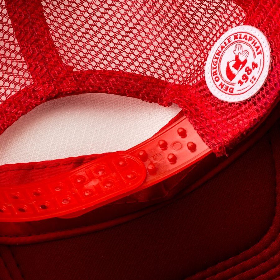 Denmark Clapping Hat Red/pure White In Multiple Adult Sizes