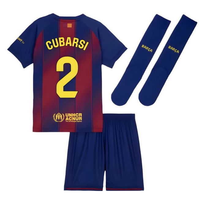 Barcelona Mini 2025-2026 Home Kit