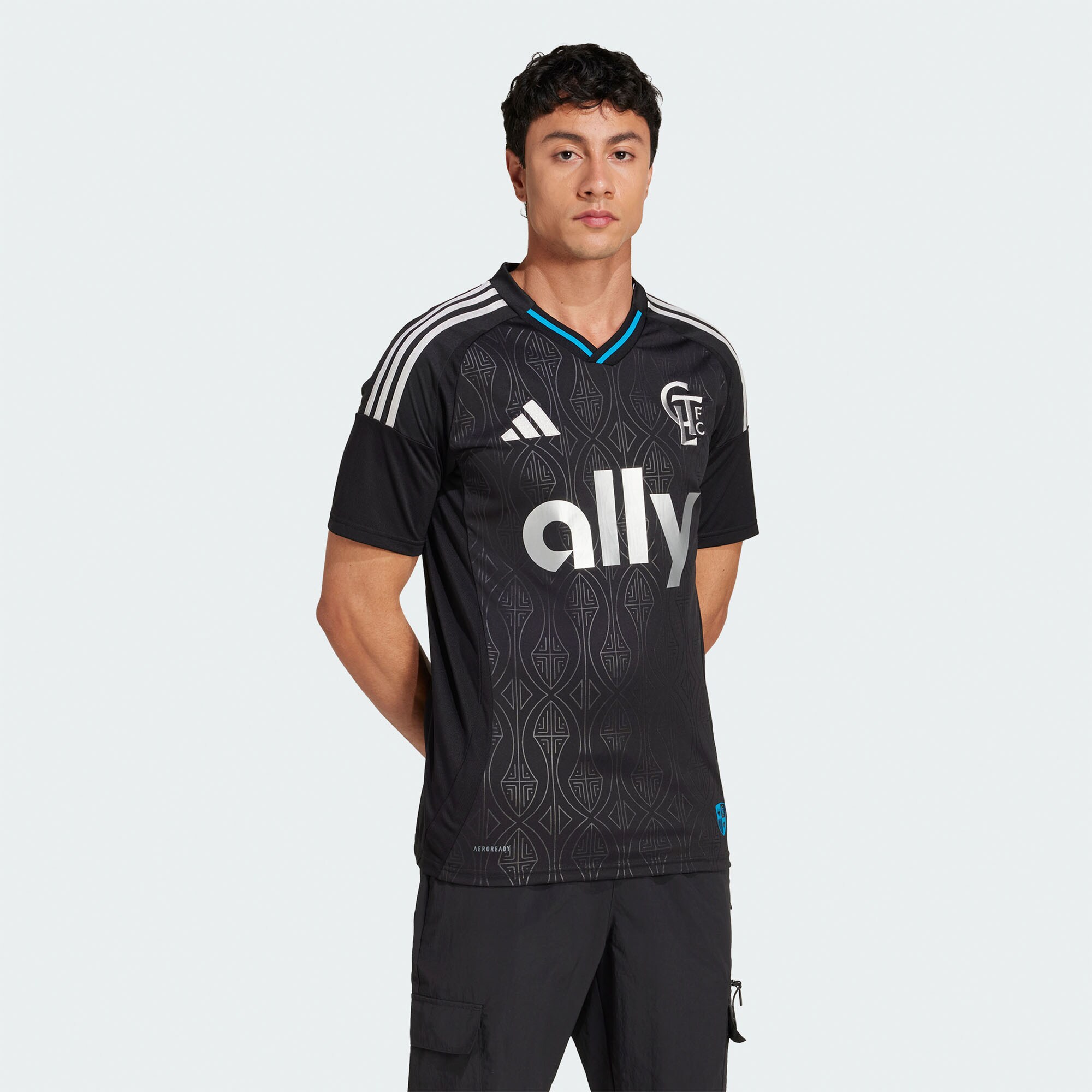 [JED] Charlotte FC 2025 Fortress Kit Replica Jersey - Black