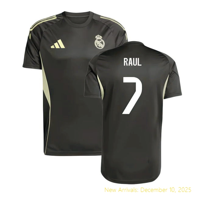 2025-2026 RM Real Madrid Training Premium Jersey (Utility Grey) (Raul