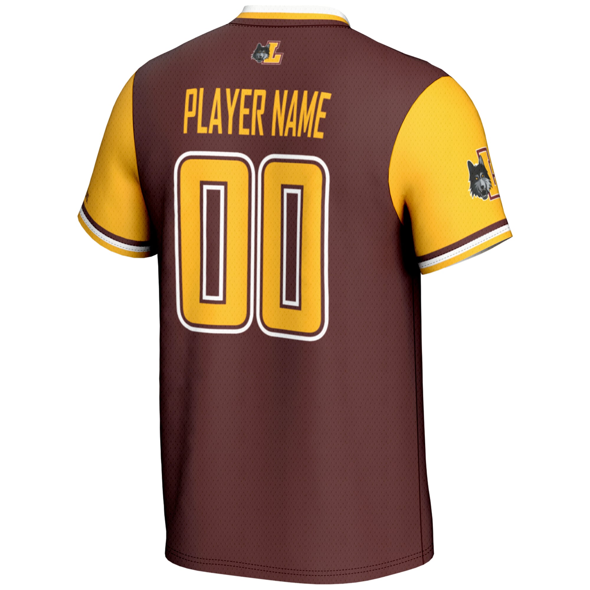 [NJP] Loyola Chicago Ramblers GameDay Greats Youth NIL Pick-A-Player Lightweight Softball Jersey - Maroon