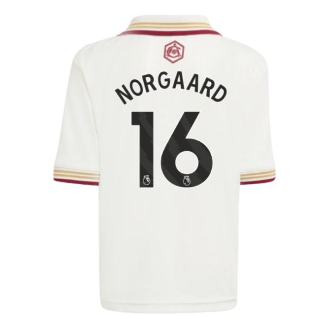 classic 2025-2026 Arsenal Third Mini Kit (Norgaard 16)