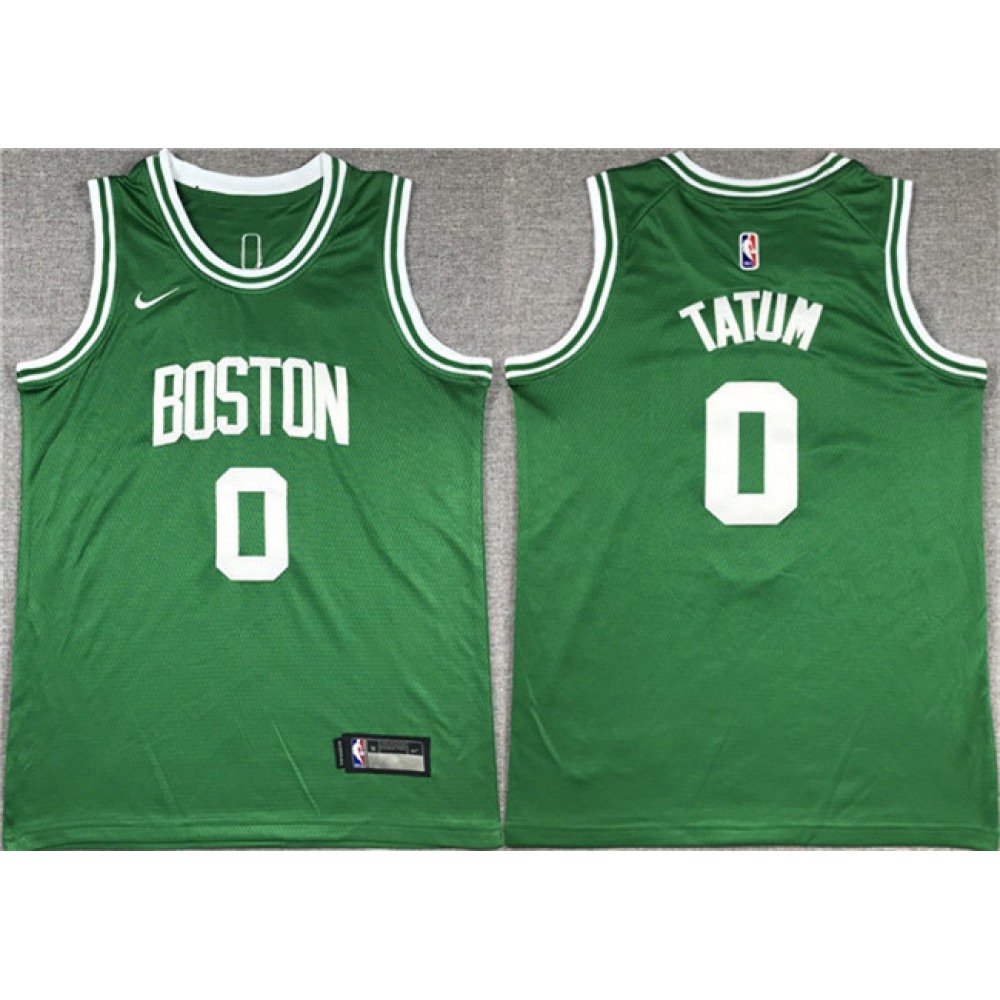 Jayson Tatum0 Boston Celtics Green Jersey - - Basketball Fan Gear