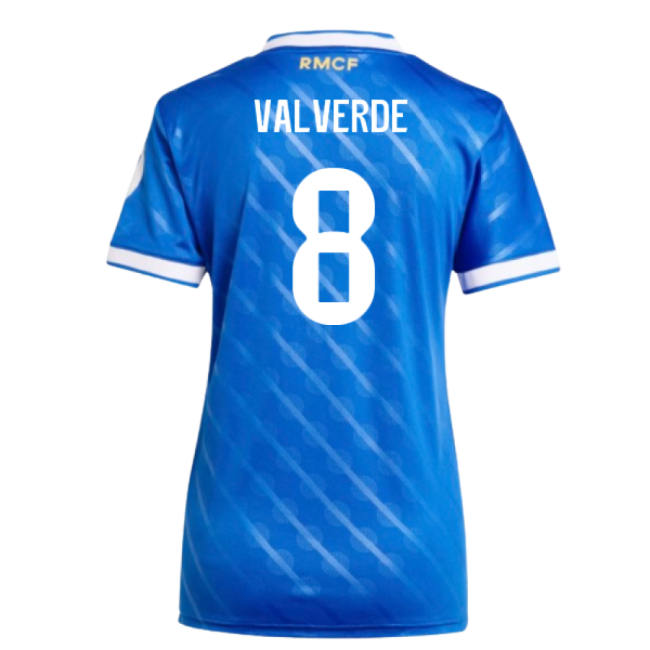 Refined Football Team Womens Valverde Jersey 2025-2026 Smooth
