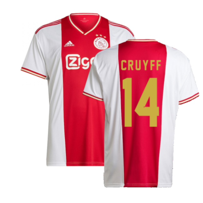 Genuine Main Shirt Cruyff 1 #4 Latest Season Vintage Licensed P (v10)