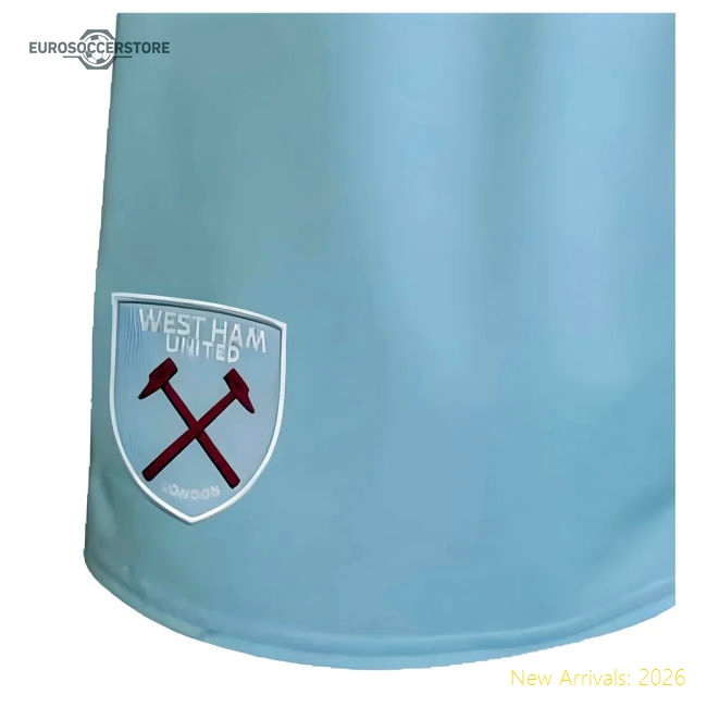2024-2025 West Ham Home Change Shorts (Sky Blue) - Kids