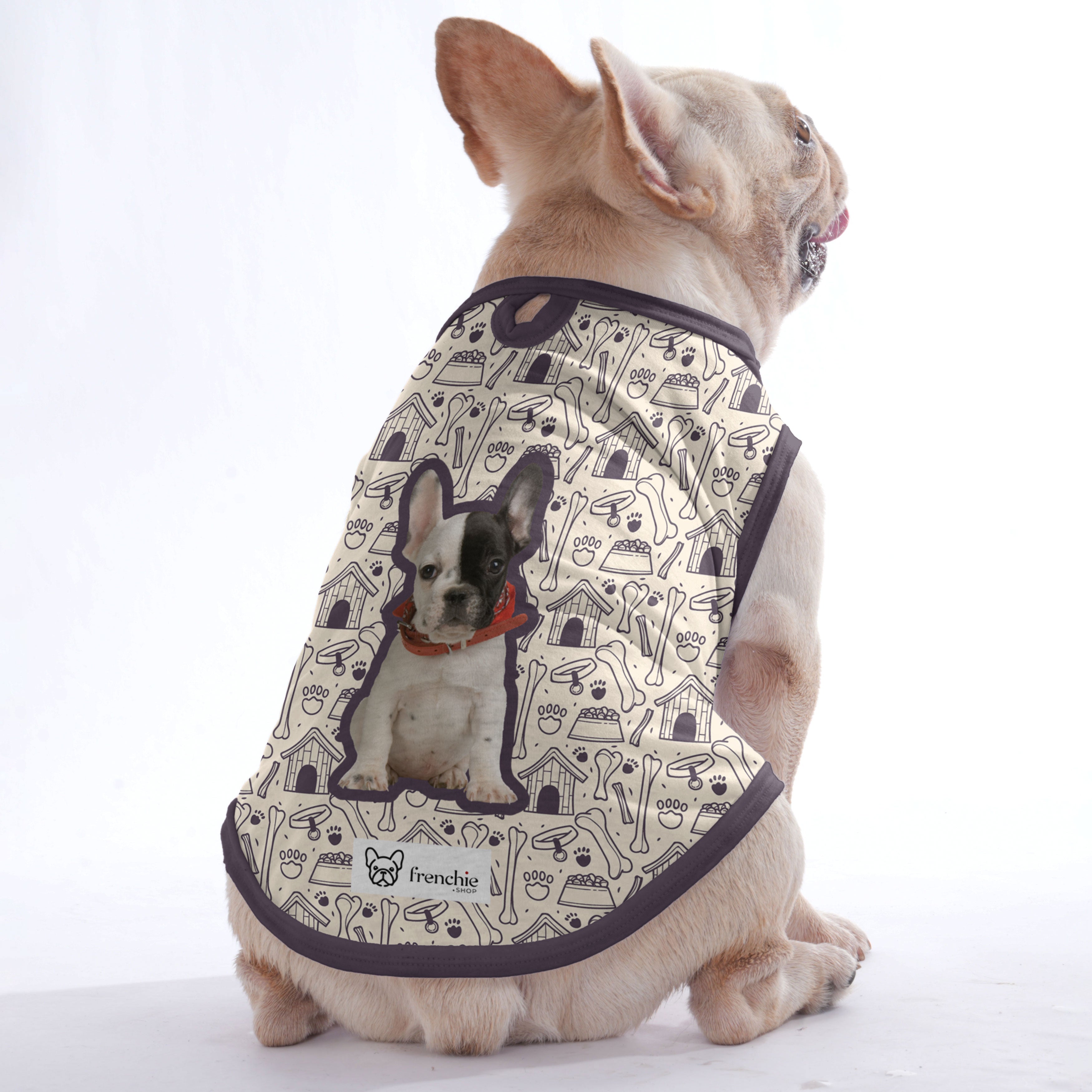 French Bulldog Personalized Shirt For Frenchies With Your Pup’s Image