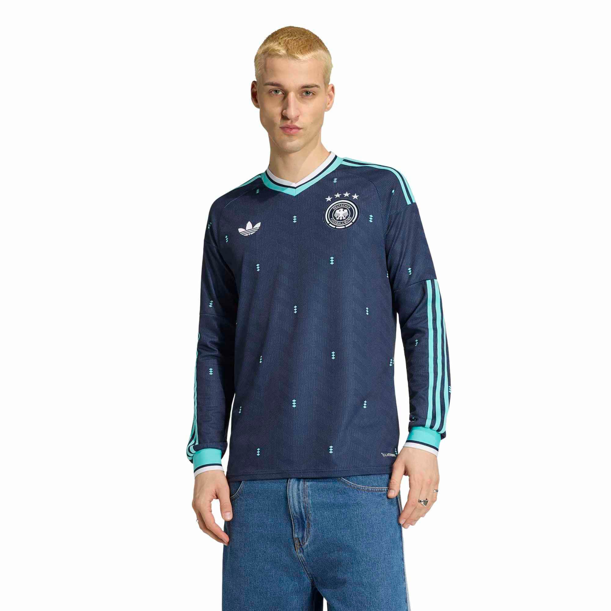 [SJH] Germany National Team 2026 Away Replica Long Sleeve Jersey - Navy